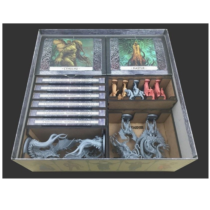 Organizador (SOFT INSERT PARANÁ) para Cthulhu: Death May Die - Temporada 2  Expansão - Bucaneiros Jogos - Board Games (Jogos de Tabuleiro), Card Games  e Acessórios