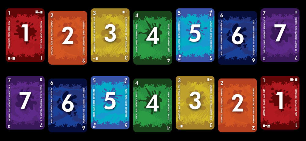 Red 7 Nova Edição Jogo de Cartas PaperGames J002 - Paper Games