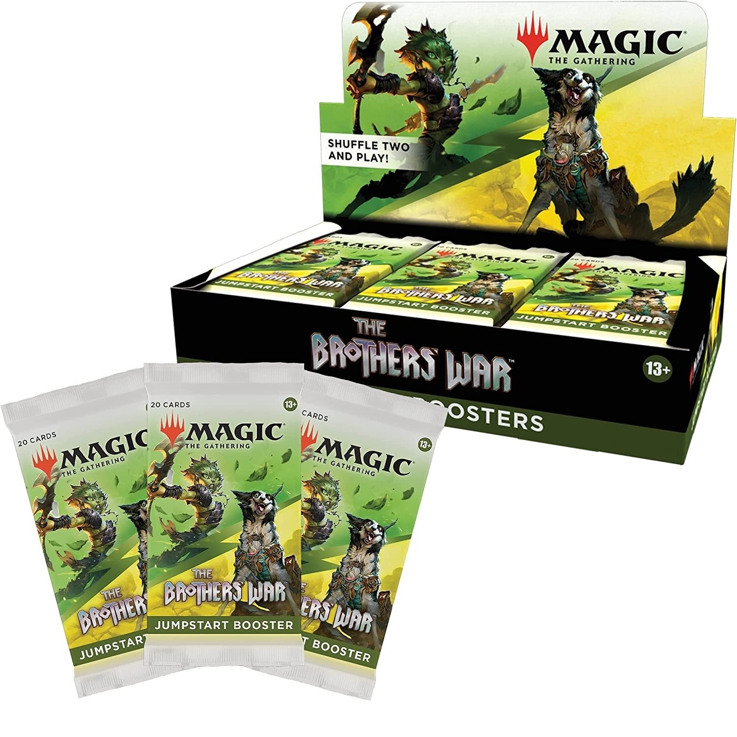 Magic The Gathering Caixa de Boosters de Jumpstart  A Guerra dos Irmãos  - Wizards