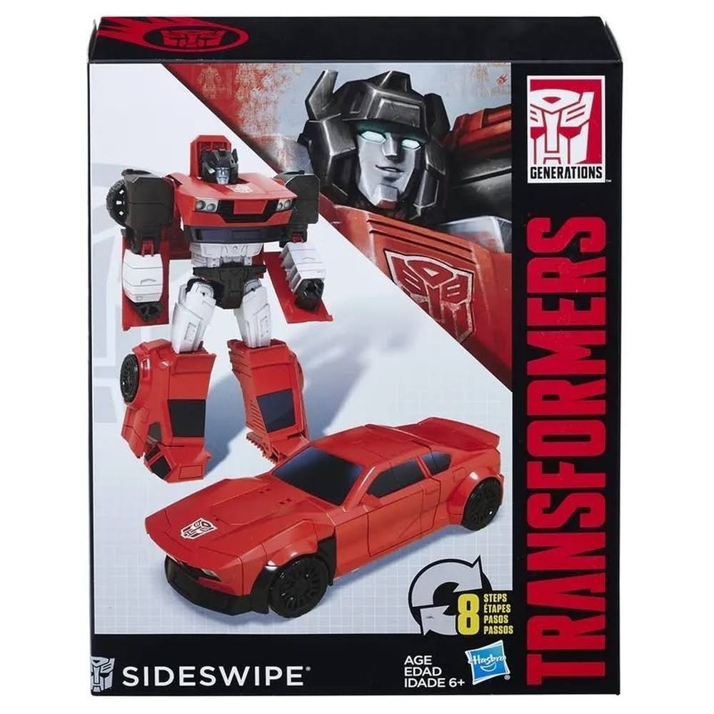 Boneco Articulado Transformers Generations Cyber: Sideswipe 17cm - Hasbro