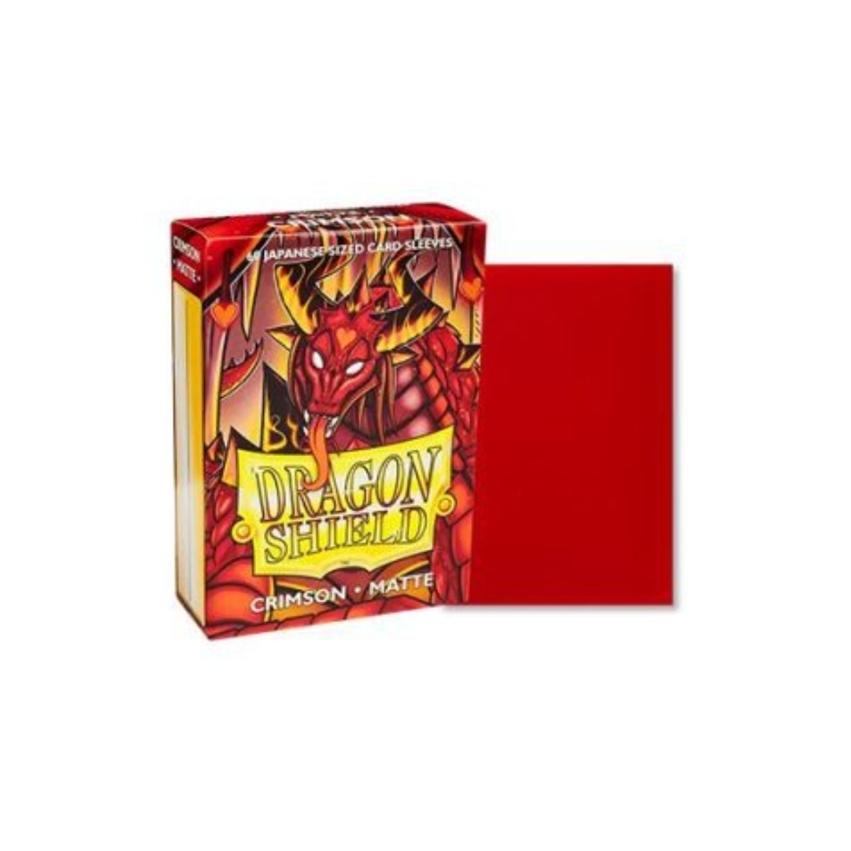 Dragon Shield - Japanese Matte: Crimson (AT11121) - Dragon shield