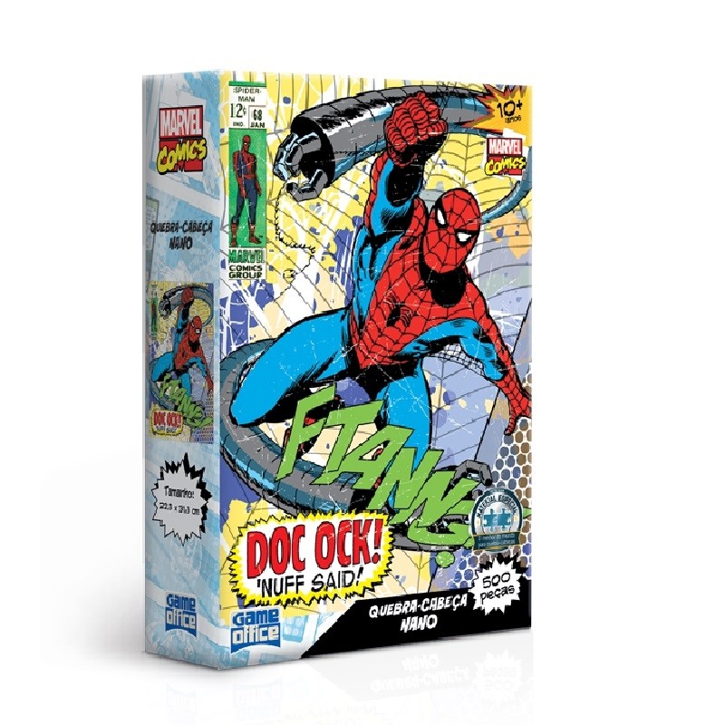 Quebra-Cabeça nano 500 peças Marvel Homem Aranha - Toyste