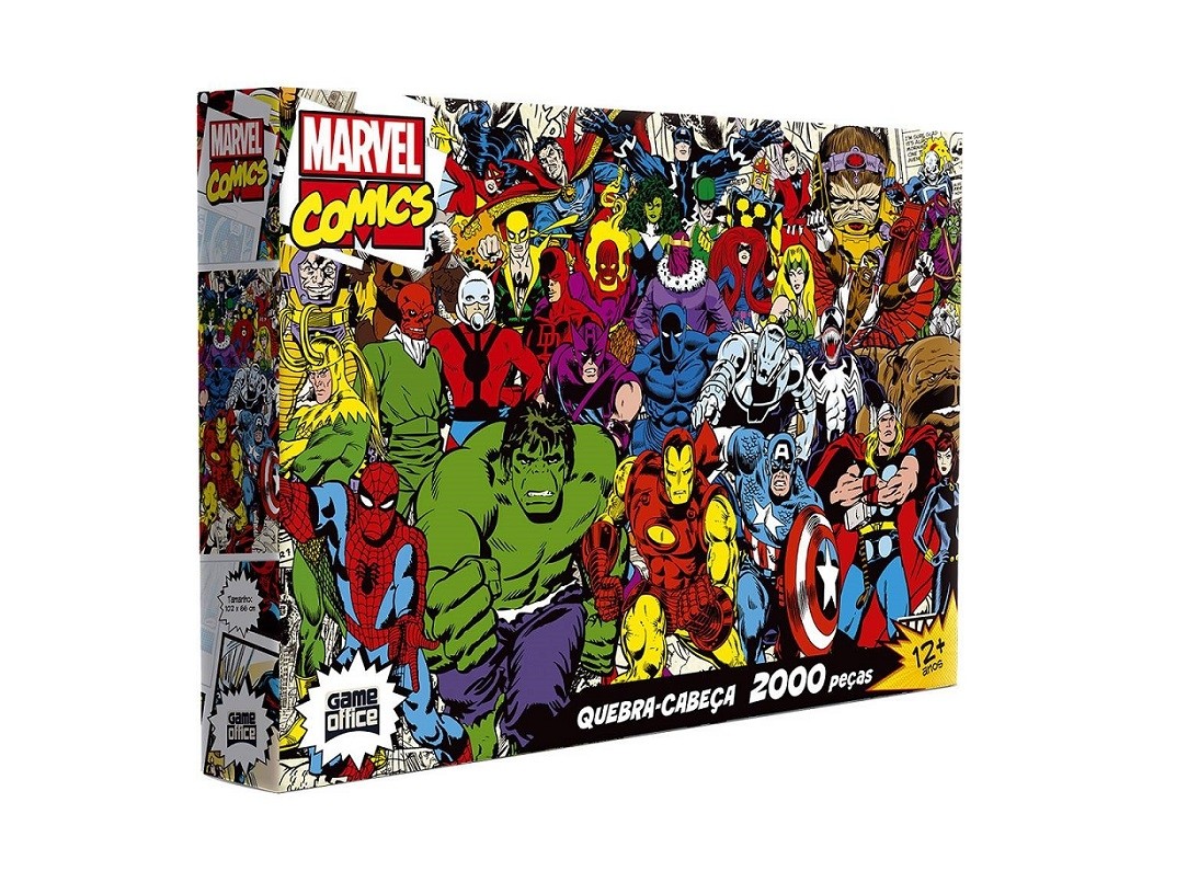 Quebra-Cabeça 2000 peças - Marvel Comics - Toyster