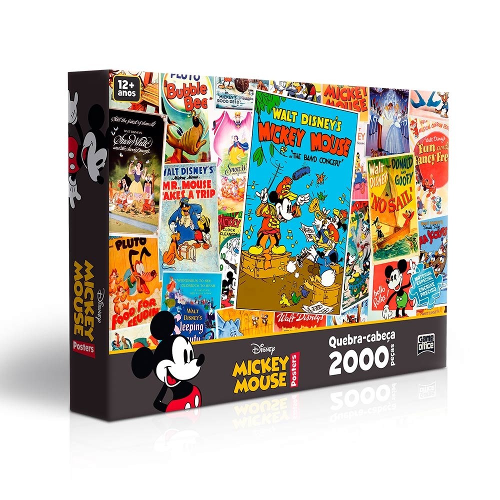 Quebra- Cabeça 2000 Peças - Disney Mickey Mouse - Toyster
