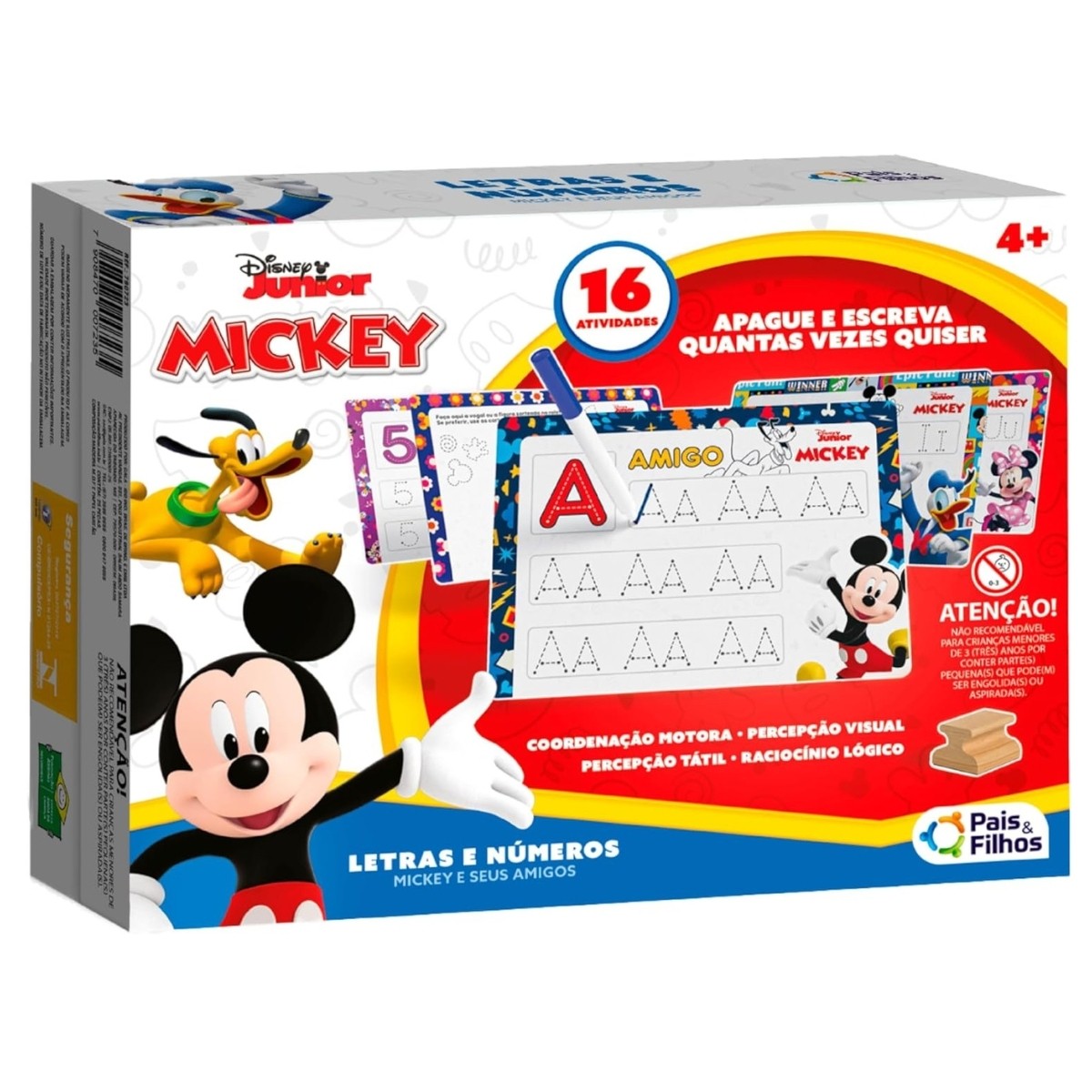 Letras e Números Mickey e Seus Amigos - Pais e Filhos