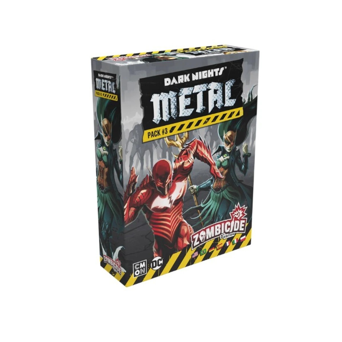 Zombicide 2ª Edição Dark Nights: Metal Character Pack 3- (Expansão) - Galápagos