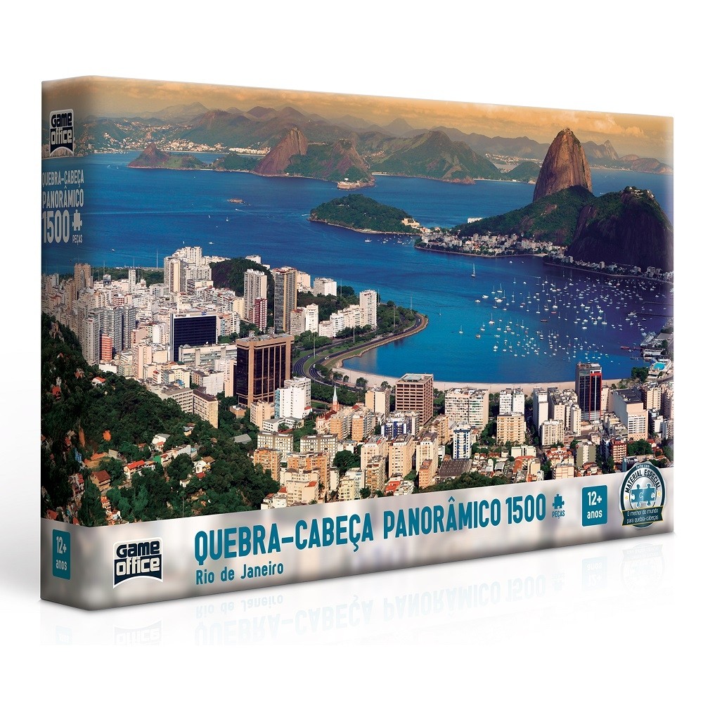 Quebra - Cabeça Panorâmico 1500 peças - Rio de Janeiro - Toyster