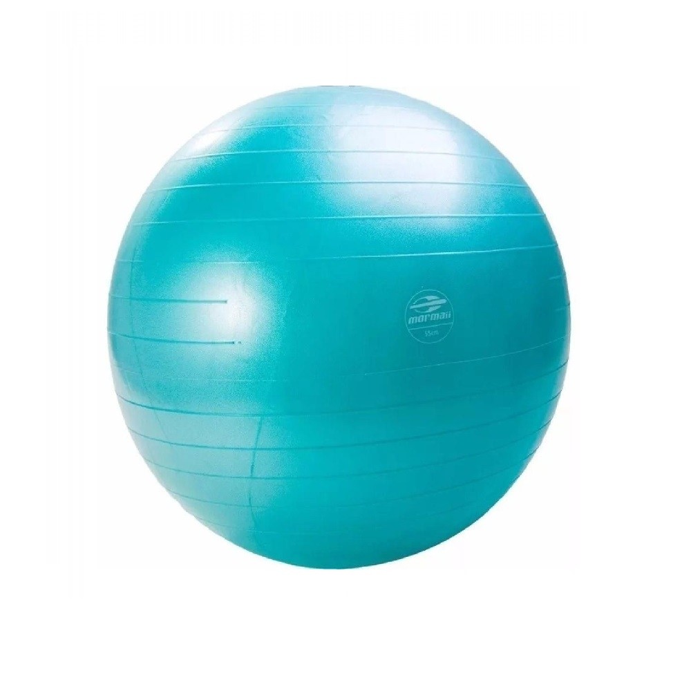 Bola Ginástica Gym Ball com Bomba de pé 55 cm Mormaii - Belfix