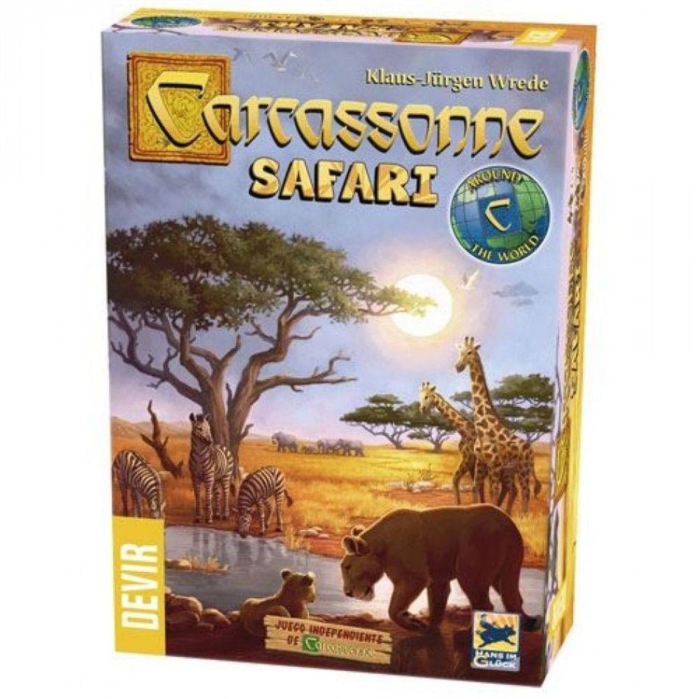Carcassonne Safari - Board Game - Devir