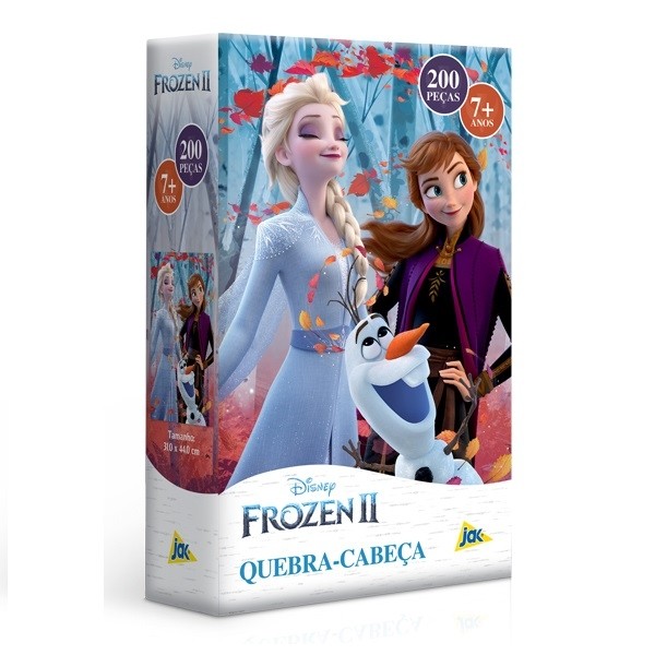 Quebra Cabeça 200 Peças - Frozen II - Toyster