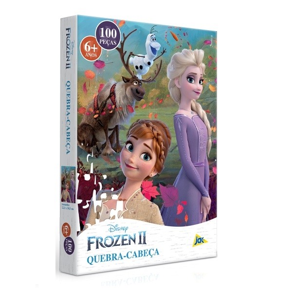 Quebra Cabeça 100 Peças - Frozen II - Toyster