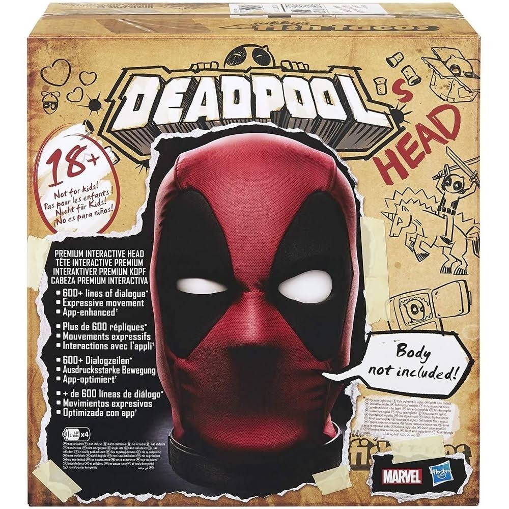 Cabeça Animatronica: Deadpool - Marvel Legends - Hasbro