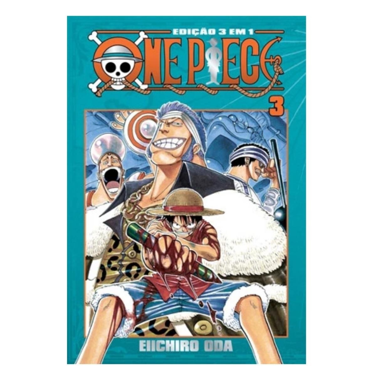 One Piece 3 em 1 Vol.3 - Mangá - Panini