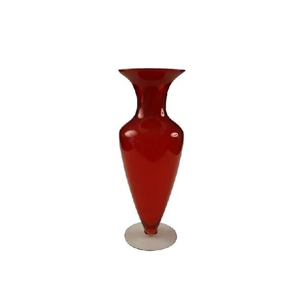Vaso 16x42,5 cm Vermelho - Luvidarte