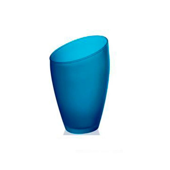 Vaso Diagonal Azul- Luvidarte