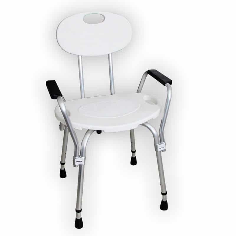 Cadeira com Encosto e Braço para banho Ref.10400359 - Mebuki 