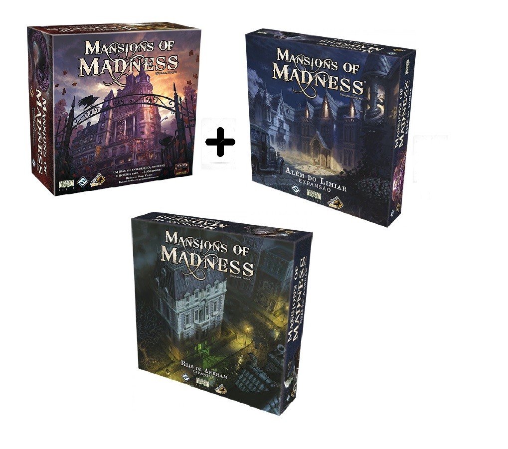Combo Mansions of Madness + Expansões - Galápagos