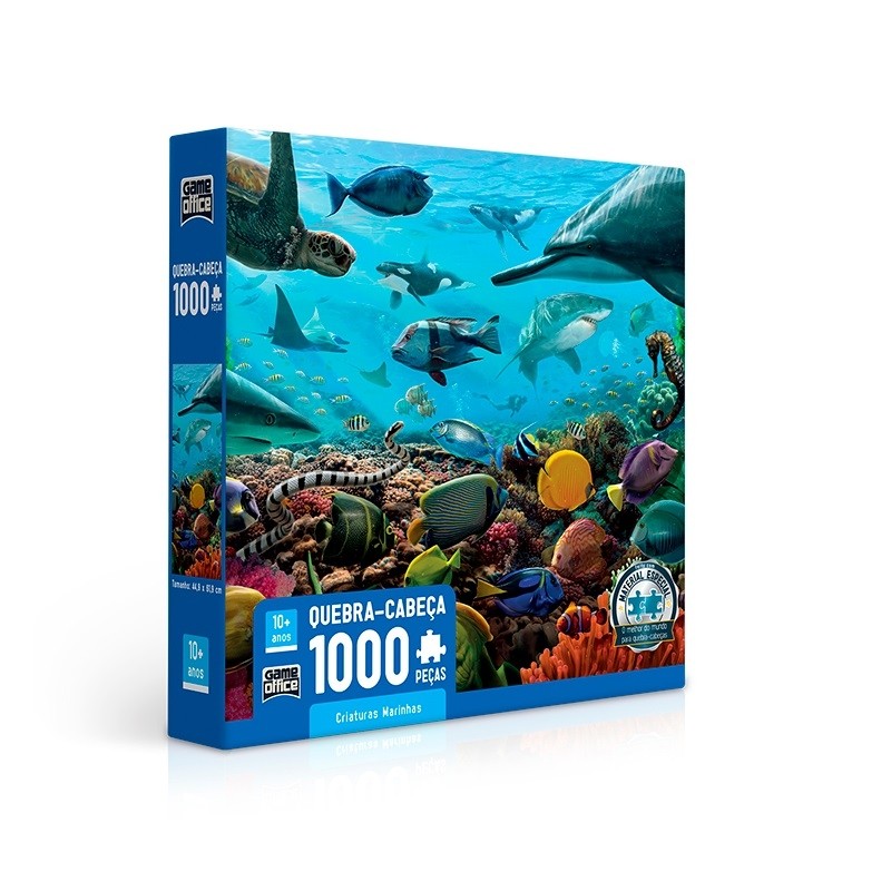 Quebra-Cabeças de 1000 peças Criatura Marinhas - Toyster