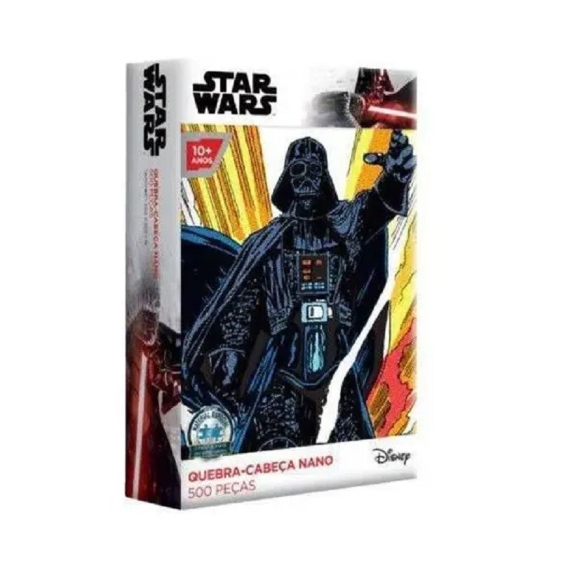 Quebra - Cabeça Nano 500 Peças Star Wars Darth Vader - Toyster 