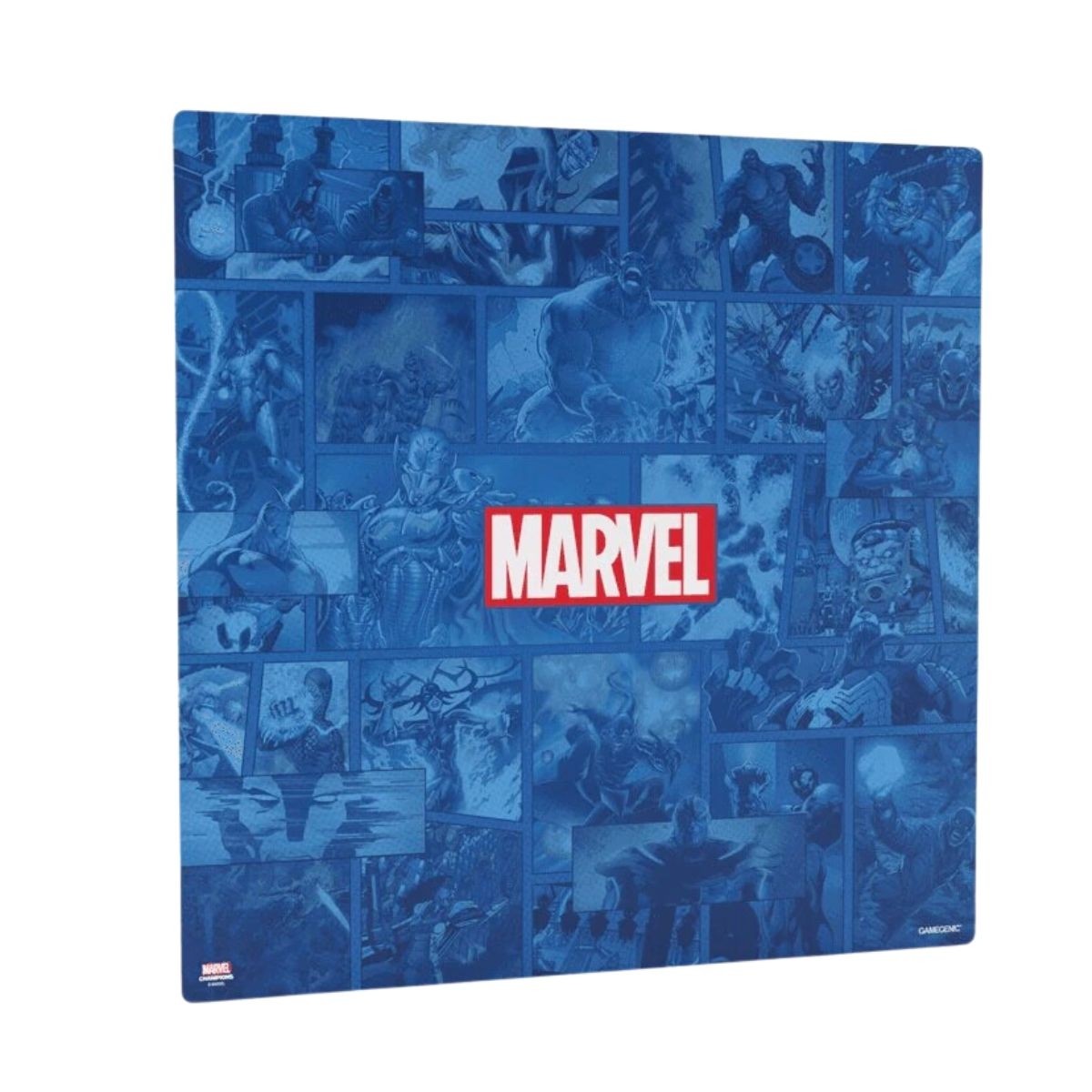 Gamegenic: Marvel Champions Playmat XL – Marvel - Azul - Galápagos (GMG367)