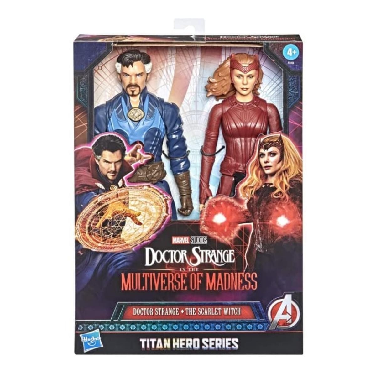 Bonecos Marvel Avengers Titan Hero Series - Doctor Strange e The Scarlet Witch - Hasbro