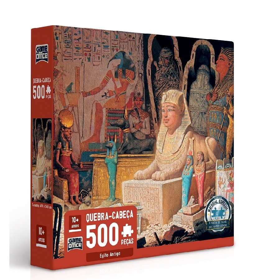 Quebra Cabeça 500 Peças Egito Antigo - Toyster 