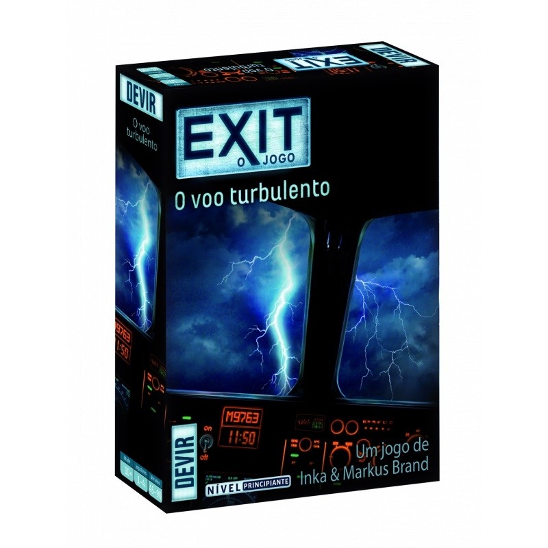 Exit  O voo turbulento - Jogo de Cartas - Devir