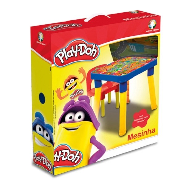 Play-Doh  Mesinha com Cadeira Infantil e Acessórios - Monte Líbano 