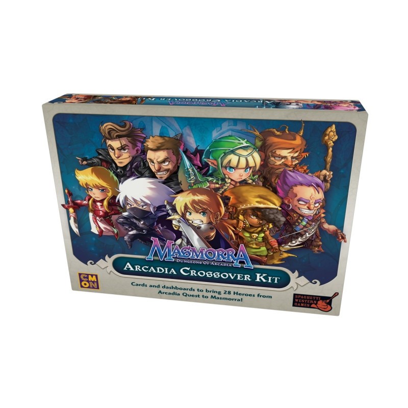 Masmorra: Arcadia Quest Crossover Kit - Jogo de Tabuleiro - Conclave