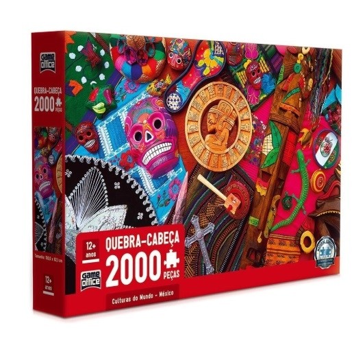 Quebra - Cabeça 2000 Peças- Culturas do Mundo - México - Toyster