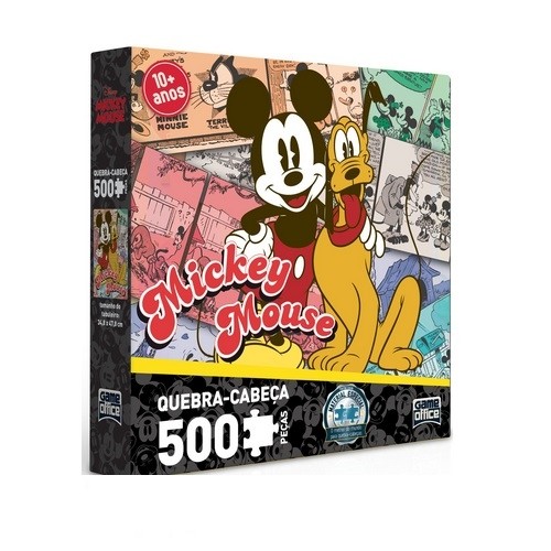 Quebra - Cabeça 500 peças - Mickey Mouse - Toyster