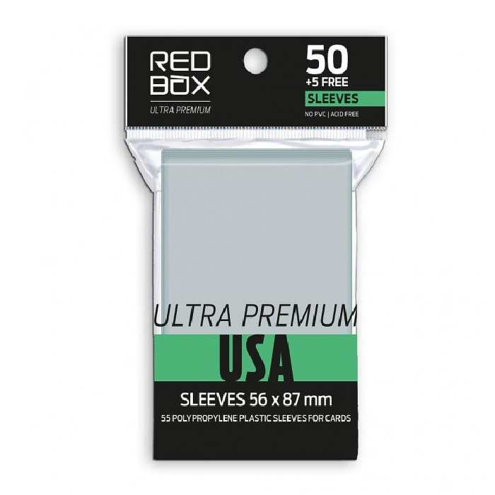 Sleeve Ultra Premium: Usa 56x87mm - RedBox