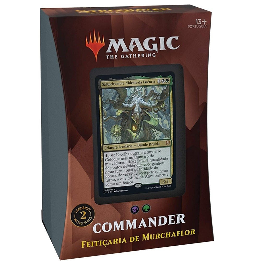 Magic The Gathering Commander 2021 - Strixhaven - Feitiçaria de Murchaflor - Wizards