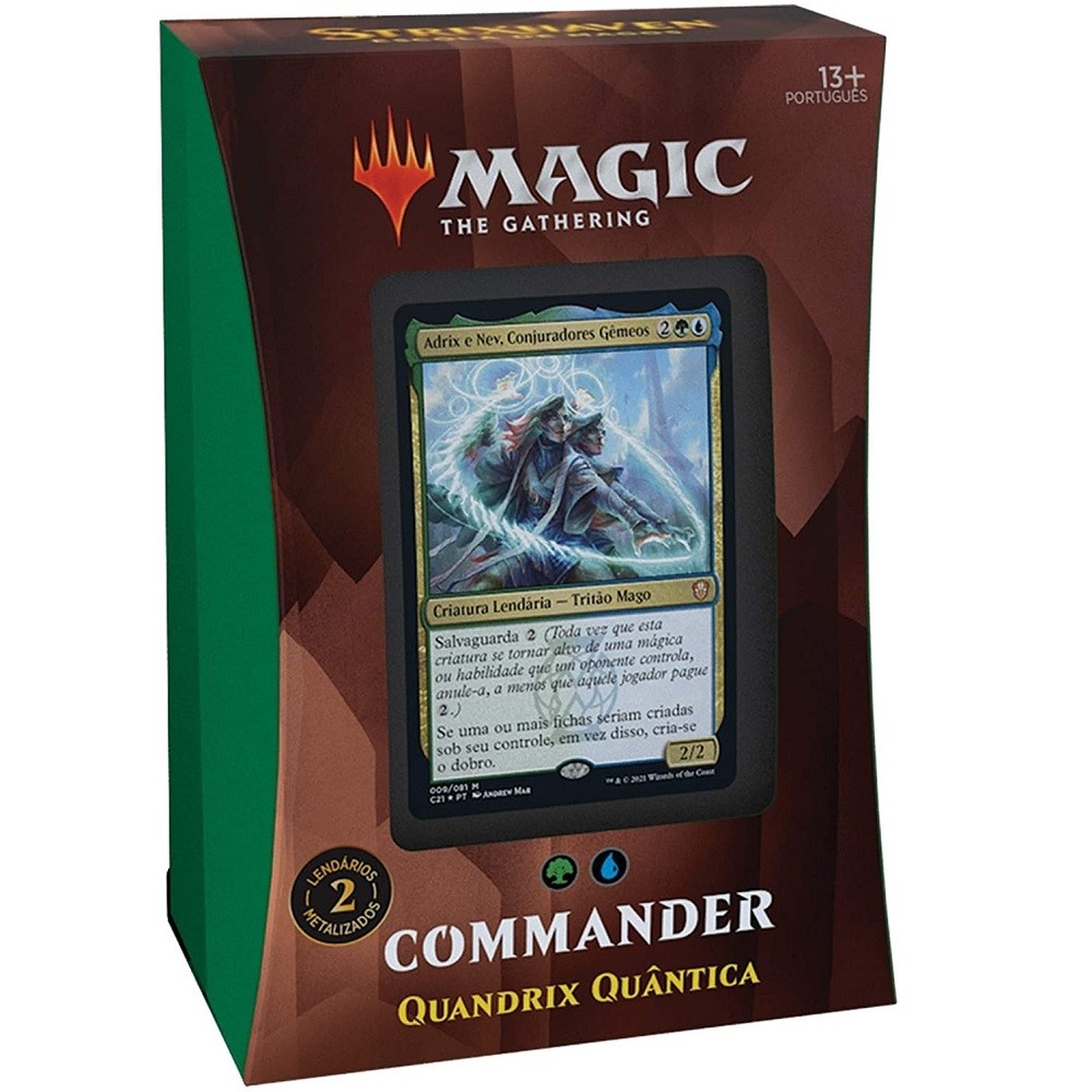 Magic The Gathering Commander 2021 - Strixhaven - Quandrix Quântica - Wizards