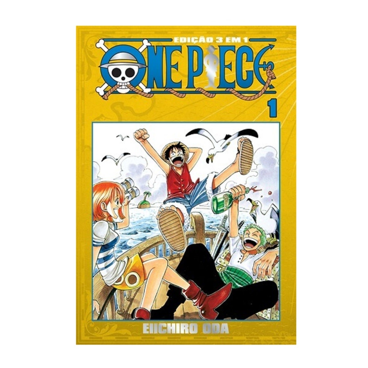 One Piece 3 em 1 Vol.1 - Mangá - Panini