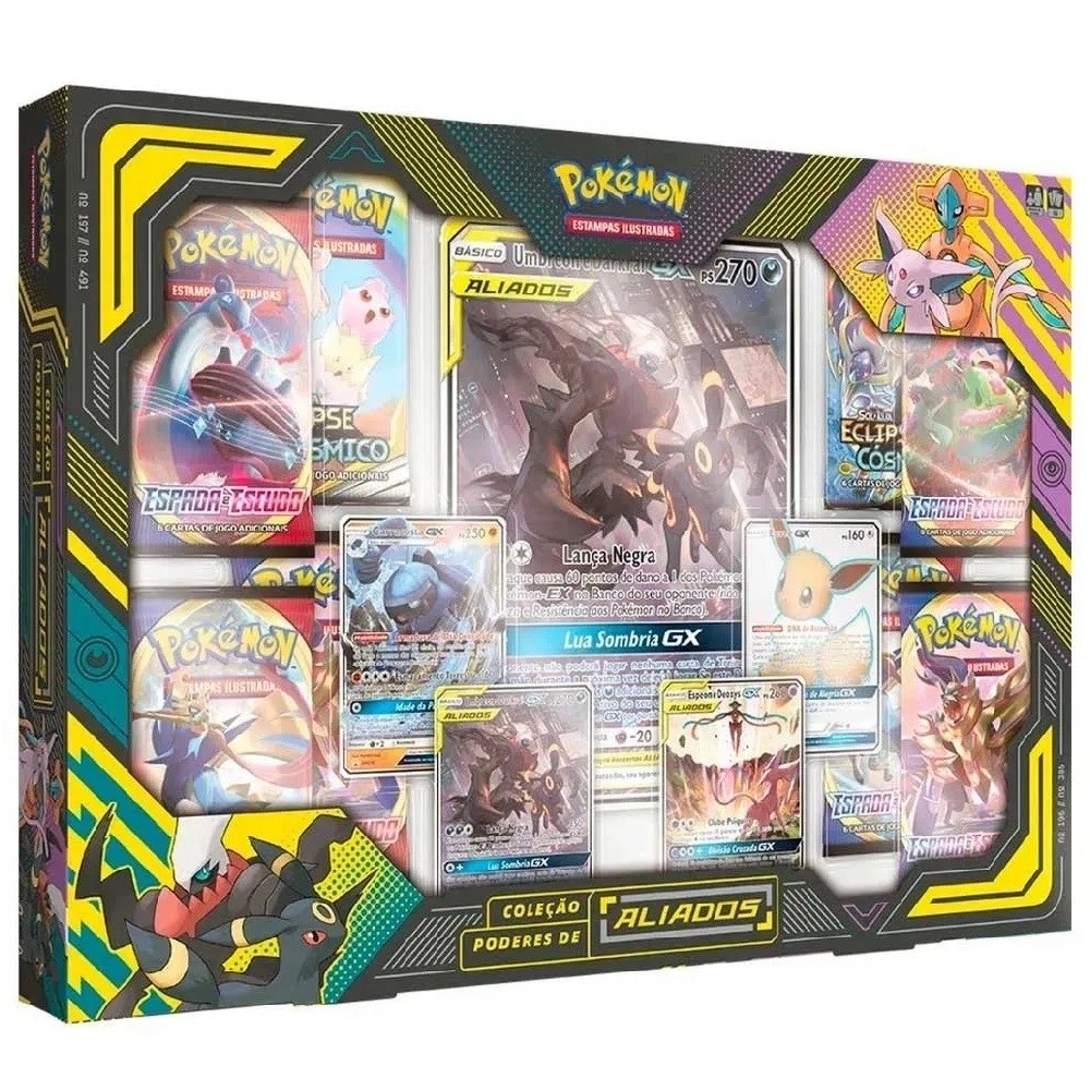 Pokémon Box Coleção Poderes de Aliados - Copag