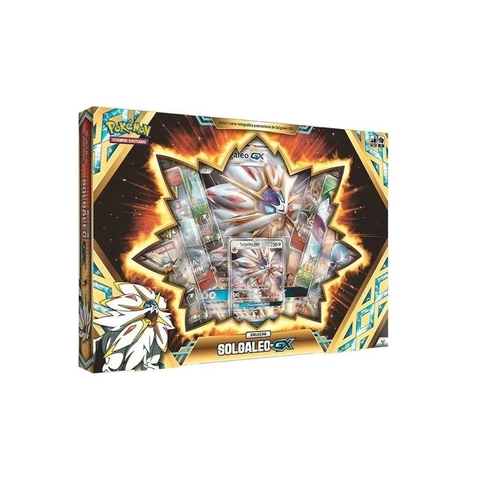 Pokémon Box - Coleção - Solgaleo GX - Copag