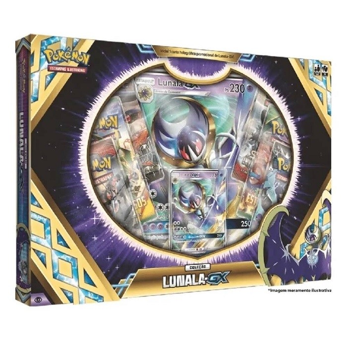 Pokémon Box Coleção - Lunala GX - Copag