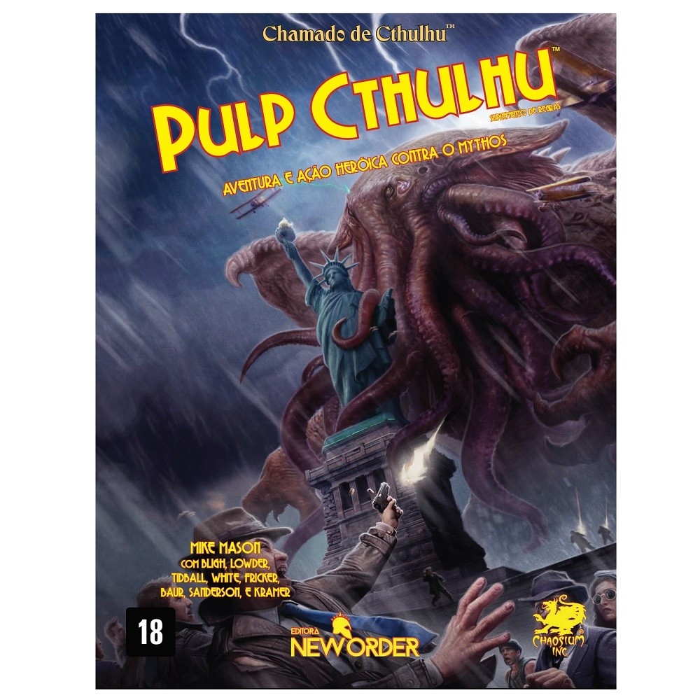Cthulhu Pulp - Chamado de Cthulhu 7ª ED - RPG - New Order