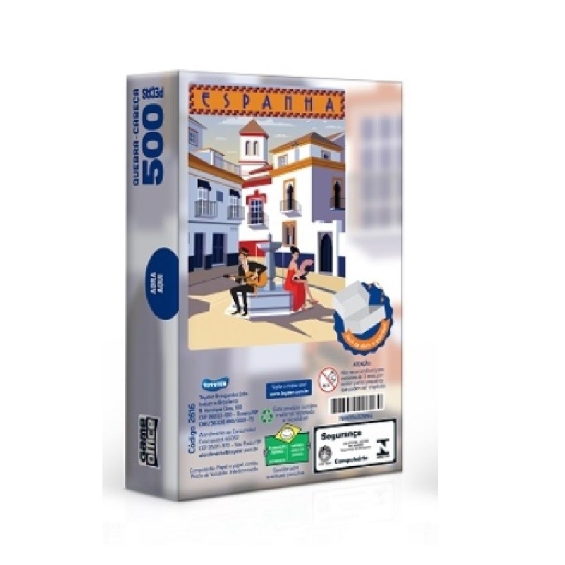 Quebra-Cabeça Nano 500 peças - Postais da Europa - Espanha - Toyster