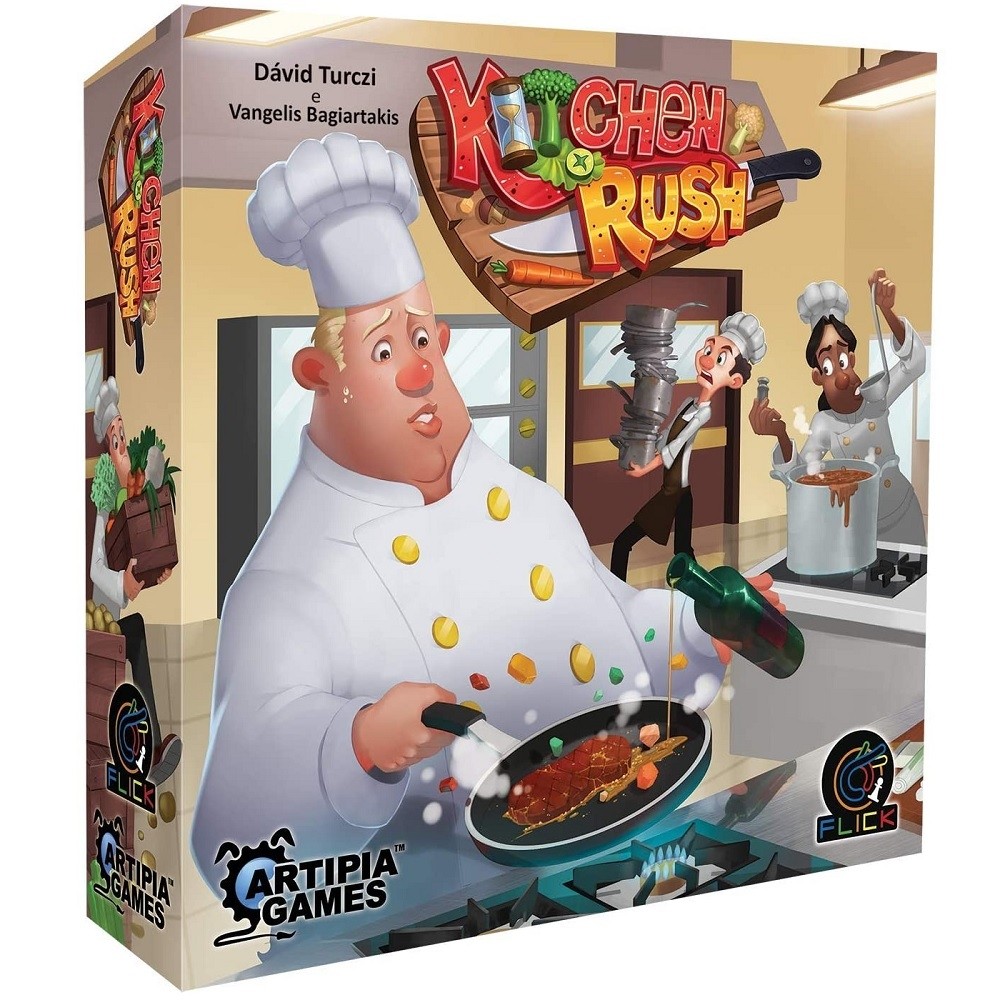 Kitchen Rush - Jogo de Tabuleiro - Flick Jogos