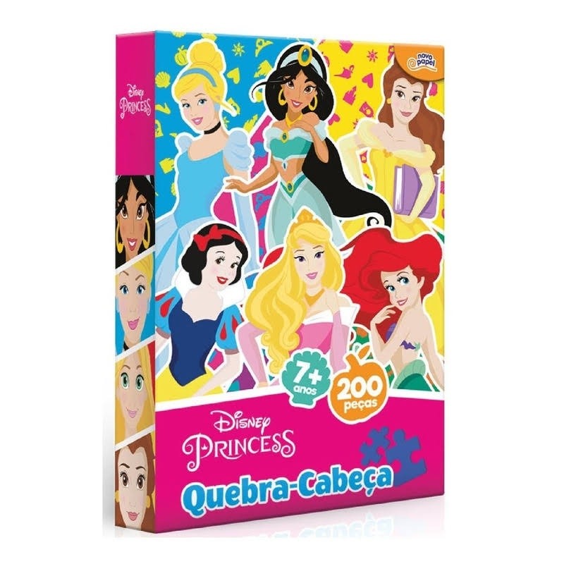 Quebra-Cabeça 200 peças Princesas - Toyster
