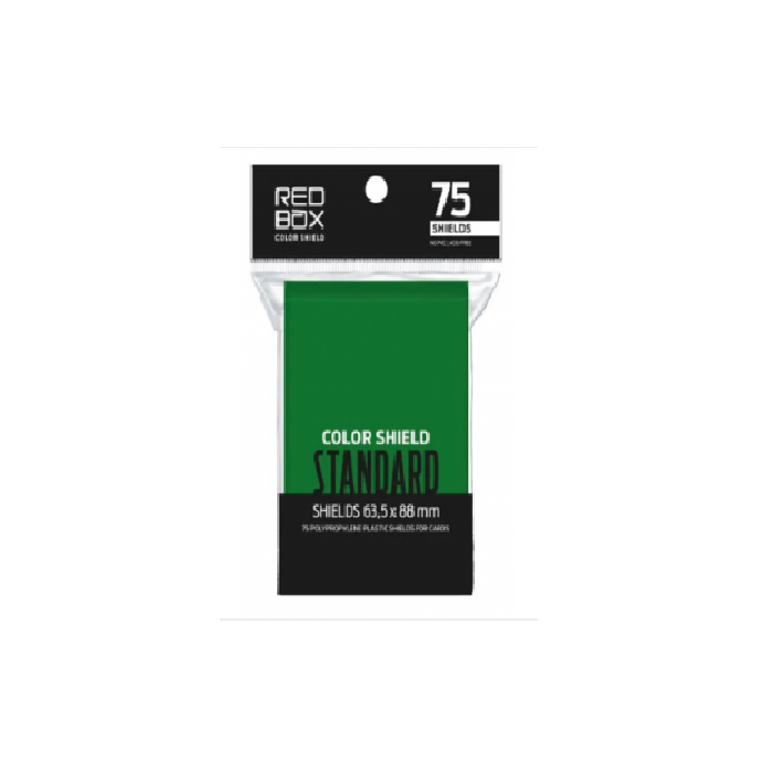 Sleeve Color Shield Verde 63,5x88mm - RedBox