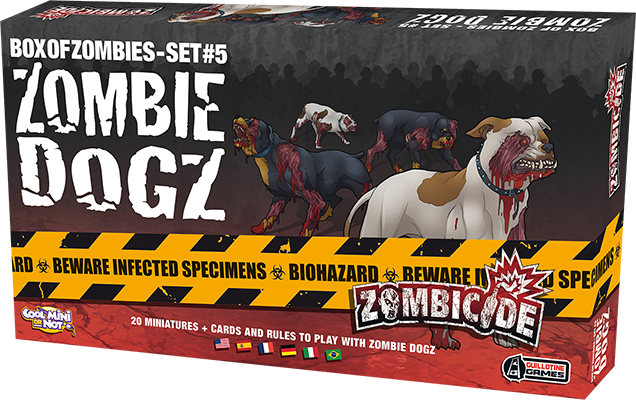 Zombie Dogz - Expansão Zombicide jogo de Tabuleiro Galápagos