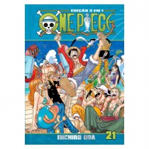 One Piece 3 em 1 Vol.21 - Mangá - Panini