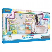 Box Pokémon  Coleção Paldea Quaxly- Copag