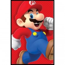 Poster Super Mario Run 95x65cm com Moldura - Wall Street Posters