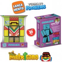 Boneco Melxicano Turma do Problems - Grande - 35cm - Minecraft - Algazarra 