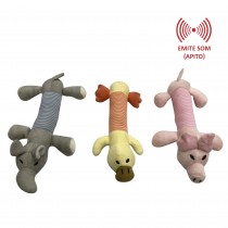Brinquedo de Pelúcia para Cachorro - Animais Sortidos 28 cm - Sap