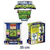 Boneco Robin Hood Gamer Grande 35cm - Família Arqueira - Minecraft - Algazarra 